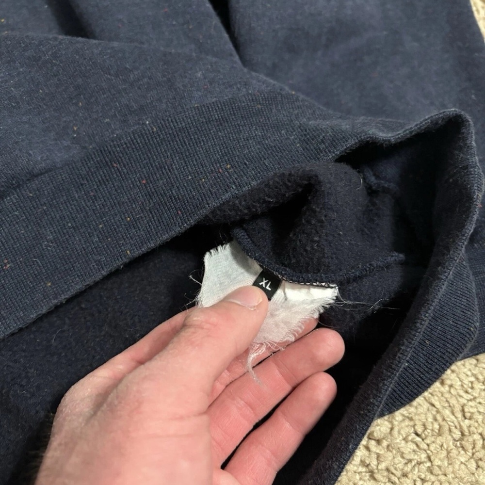 Gosha Rubchinskiy Navy Crewneck Sweater - Picture 6 of 7